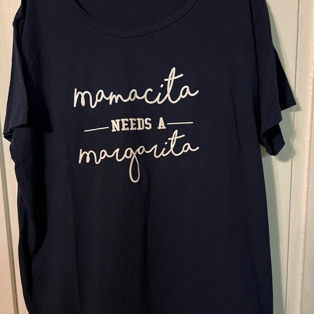 Mamacita Needs A Margarita Tee Size 3XL